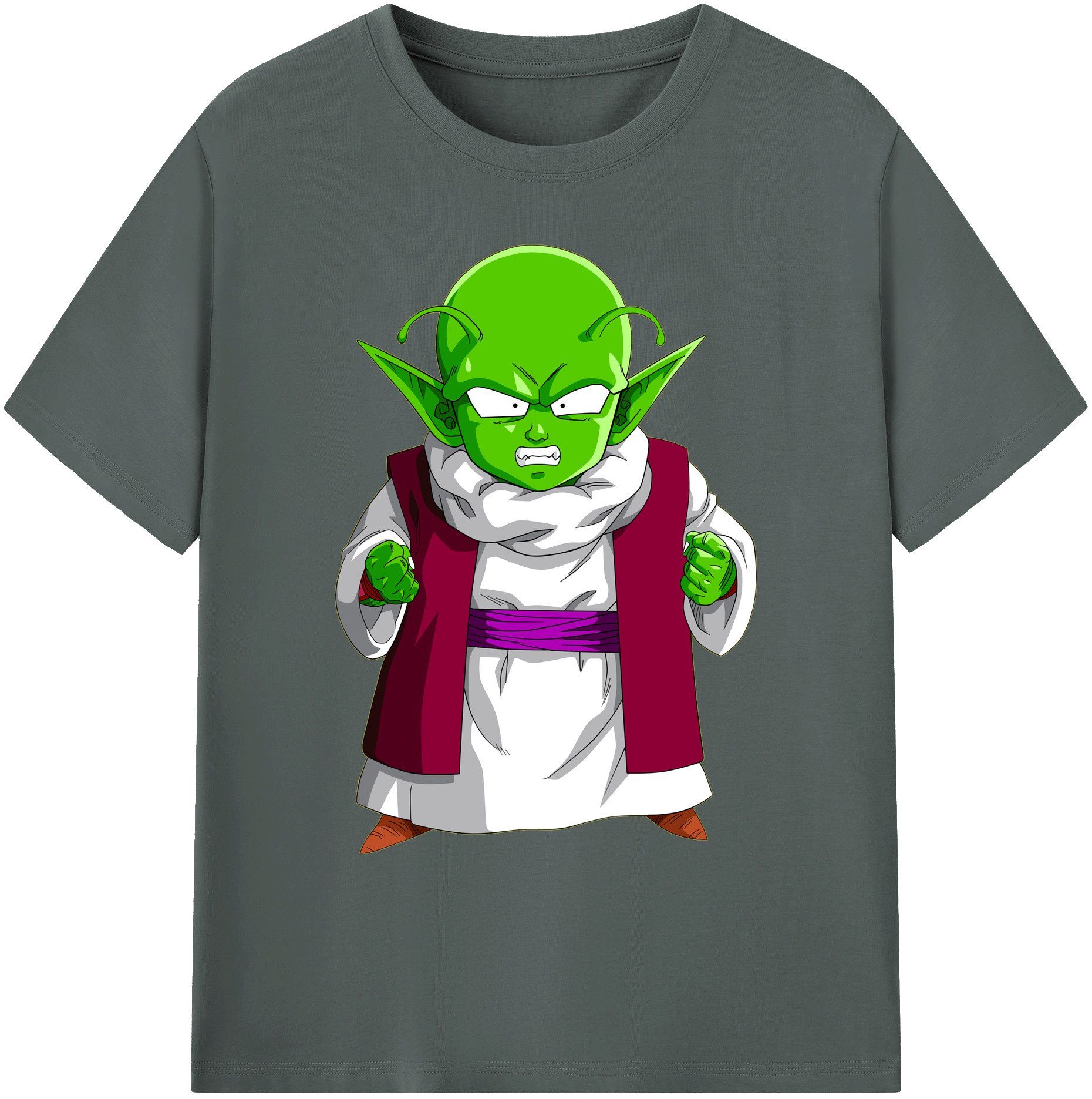 （画像用） ドラゴンボール ピッコロ DRAGON BALL Piccolo 綿100％ メンズ半袖Tシャツ｜肌触りやわらか＆通気性